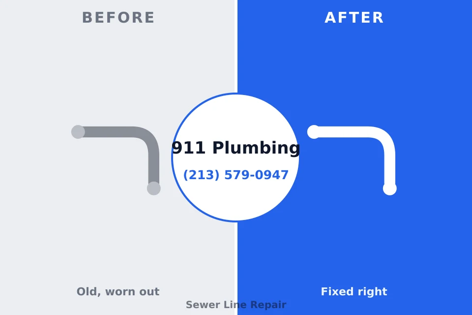 Before and after: plumbing repair New Milford, NJ